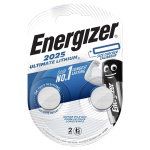Lithium knappcellsbatteri CR2025 | 3 V DC | 2-Blister | Silver