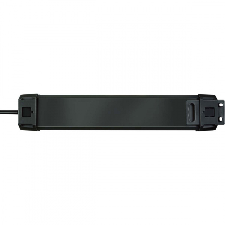brennenstuhl Premium-Line 60.000A grenuttag med överspänningsskydd 6-vägs svart 3m H05VV-F 3G1,5