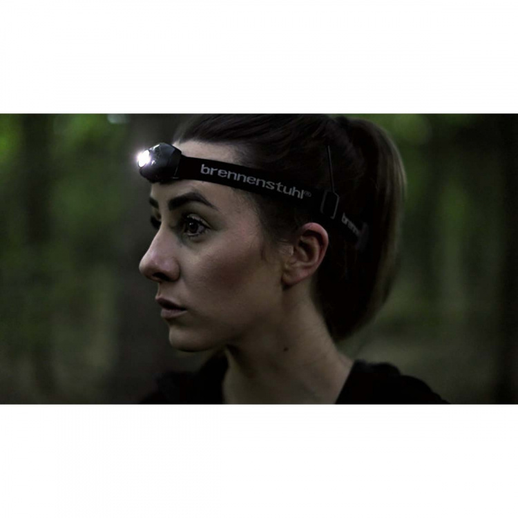 brennenstuhl LED pannlampa LuxPremium / ljus CREE LED pannlampa med starkt frontljus Svart