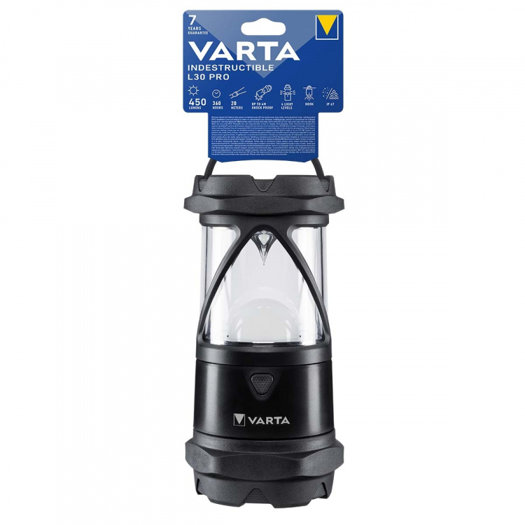Varta LED-Lykta | Batteridriven | 6x AA/LR6 | Angivet ljusflöde: 450 lm | Belysningsräckvidd: 20 m | Strålvinkel: 360 ° Varta LED-Lykta | Batteridriven | 6x AA/LR6 | Angivet ljusflöde: 450 lm | Belysningsräckvidd: 20 m | Strålvinkel: 360 °