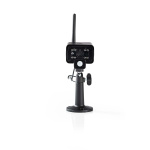 Nedis Digital trådlös kamera | 2.4 GHz | VGA | Inomhus och utomhus | Nattsikt: 5.00 m | Betraktningsvinkel: 73 ° | Svart | IP54