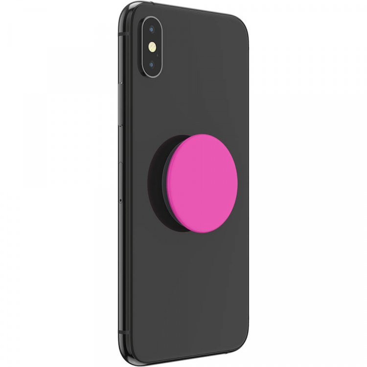 PopSockets Basic Magenta Grip Med Ställfunktion