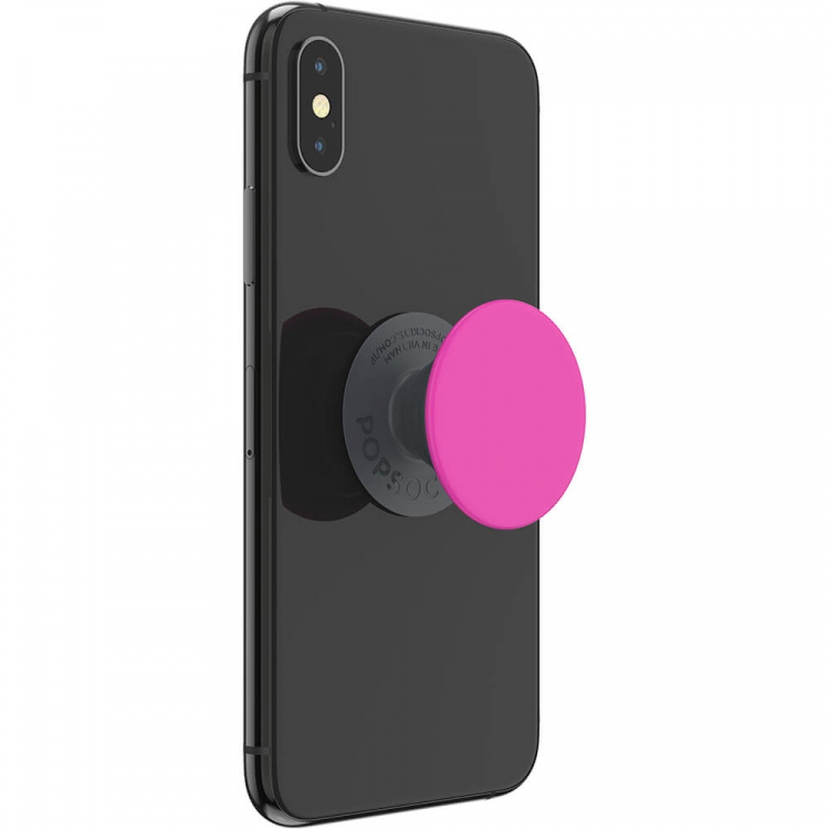 PopSockets Basic Magenta Grip Med Ställfunktion