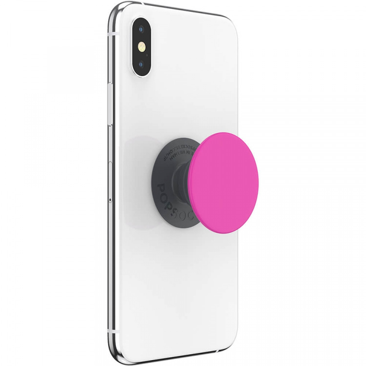 PopSockets Basic Magenta Grip Med Ställfunktion