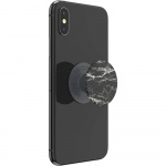 PopSockets Basic Black Modern Marble Grip Med Ställfunktion