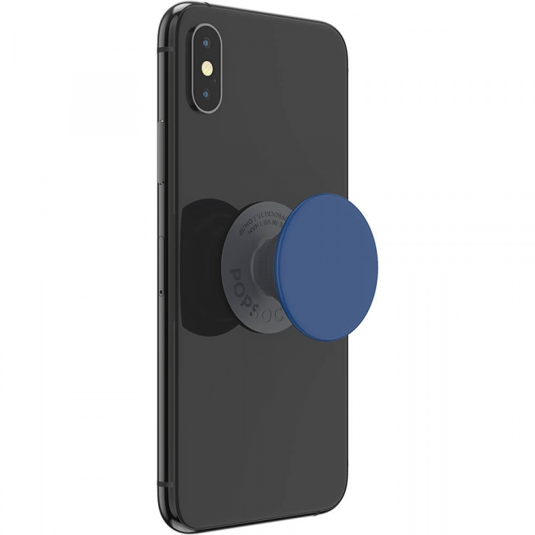PopSockets Basic Classic Blue Grip Med Ställfunktion