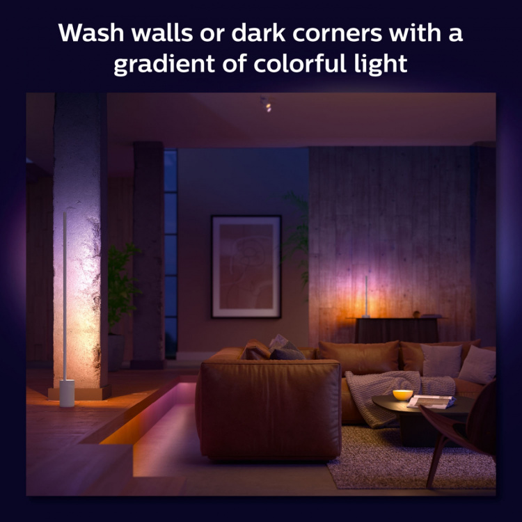 Philips Hue Gradient Signe Golvlampa White and Color Ambiance Vit