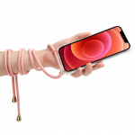 Celly Halsrem för iPhone 13 Svart + Rosa