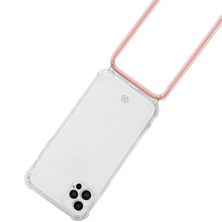 Celly Halsrem för iPhone 13 Pro Svart + Rosa