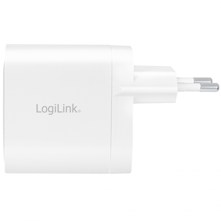 LogiLink USB-laddare 2 x USB-C PD 40W GaN LogiLink USB-laddare 2 x USB-C PD 40W GaN