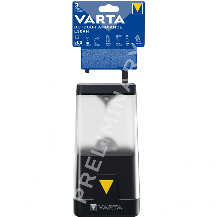 Varta Outdoor Ambiance L30RH Lantern Campinglykta Varta Outdoor Ambiance L30RH Lantern Campinglykta