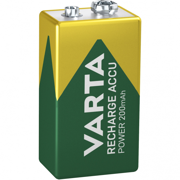 Varta Laddningsbart batteri 9V 200 mAh 1-pack Varta Laddningsbart batteri 9V 200 mAh 1-pack