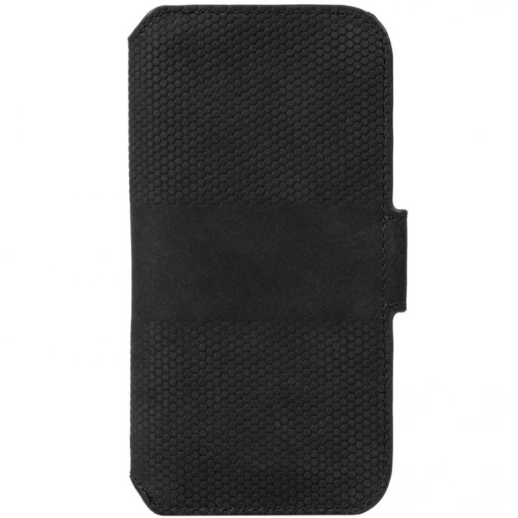 Krusell Leather Phone Wallet iPhone 13 Svart Krusell Leather Phone Wallet iPhone 13 Svart