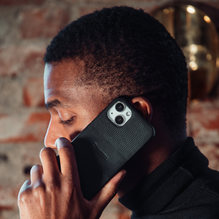 Krusell Leather Cover iPhone 13 Pro Max Svart