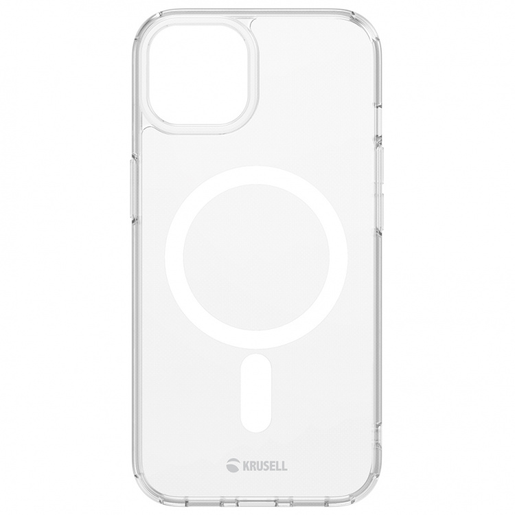 Krusell Magnetic Clear Cover iPhone 13 Transparent