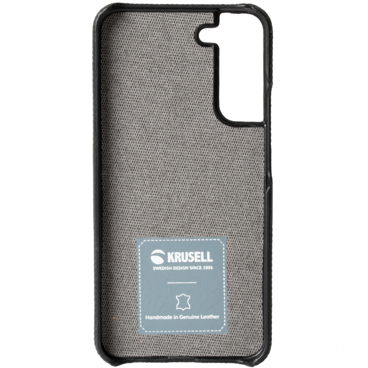 Krusell Leather Cover Galaxy S22+ Svart