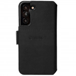 Krusell Leather Phone Wallet Galaxy S22 Svart Krusell Leather Phone Wallet Galaxy S22 Svart