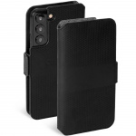 Krusell Leather Phone Wallet Galaxy S22 Svart Krusell Leather Phone Wallet Galaxy S22 Svart