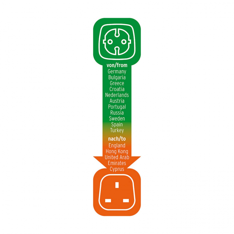 brennenstuhl Rese Adapter Europe to UK Jordad