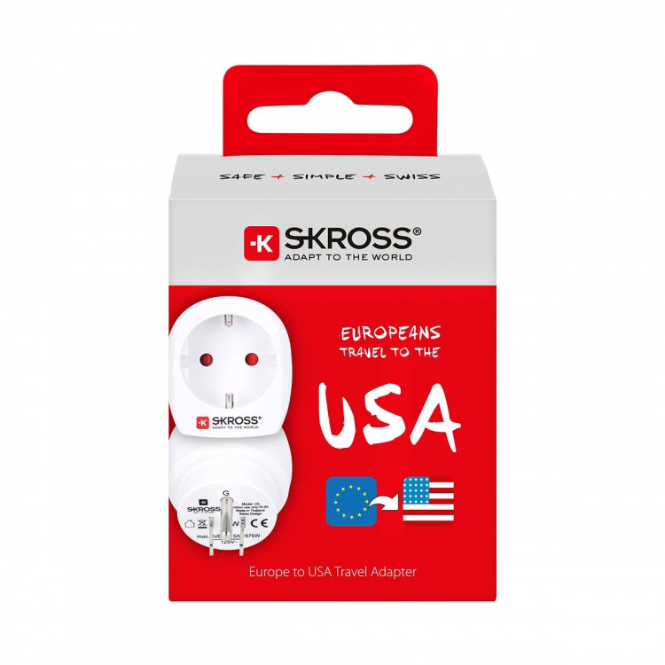 SKROSS Rese Adapter Europe-to-USA Jordad SKROSS Rese Adapter Europe-to-USA Jordad
