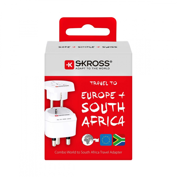 SKROSS Rese Adapter Combo - World-to-South Africa Jordad