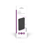 Nedis Powerbank | 10000 mAh | 1.5 / 2.0 / 3.0 A | Antal utgångar: 2 | Utgångsanslutning: 1x USB-A / 1x USB-C™ | Ingångsanslutning: 1x Micro USB / 1x USB-C™ | PD2.0 18W | Litium-polymer Nedis Powerbank | 10000 mAh | 1.5 / 2.0 / 3.0 A | Antal utgångar: 2 | Utgångsanslutning: 1x USB-A / 1x USB-C™ | Ingångsanslutning: 1x Micro USB / 1x USB-C™ | PD2.0 18W | Litium-polymer