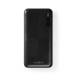 Nedis Powerbank | 10000 mAh | 1.5 / 2.0 / 3.0 A | Antal utgångar: 2 | Utgångsanslutning: 1x USB-A / 1x USB-C™ | Ingångsanslutning: 1x Micro USB / 1x USB-C™ | PD2.0 18W | Litium-polymer Nedis Powerbank | 10000 mAh | 1.5 / 2.0 / 3.0 A | Antal utgångar: 2 | Utgångsanslutning: 1x USB-A / 1x USB-C™ | Ingångsanslutning: 1x Micro USB / 1x USB-C™ | PD2.0 18W | Litium-polymer