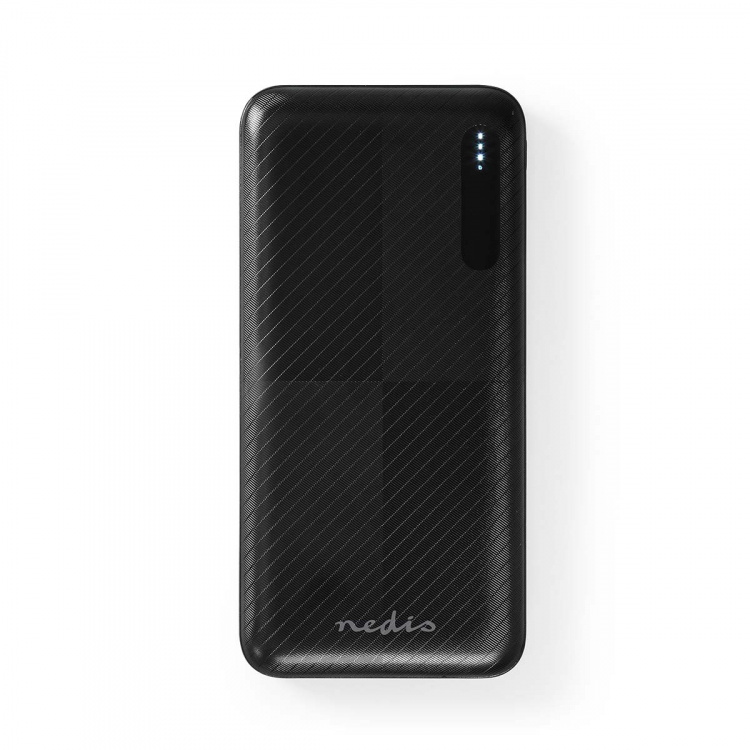 Nedis Powerbank | 10000 mAh | 1.5 / 2.0 / 3.0 A | Antal utgångar: 2 | Utgångsanslutning: 1x USB-A / 1x USB-C™ | Ingångsanslutning: 1x Micro USB / 1x USB-C™ | PD2.0 18W | Litium-polymer Nedis Powerbank | 10000 mAh | 1.5 / 2.0 / 3.0 A | Antal utgångar: 2 | Utgångsanslutning: 1x USB-A / 1x USB-C™ | Ingångsanslutning: 1x Micro USB / 1x USB-C™ | PD2.0 18W | Litium-polymer