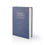 Nedis Valv | Bok Safe | Nyckelhål | Inomhus | Medium | innervolym: 1.6 l | 2 Nycklar Ingår | Blå / Silver Nedis Valv | Bok Safe | Nyckelhål | Inomhus | Medium | innervolym: 1.6 l | 2 Nycklar Ingår | Blå / Silver