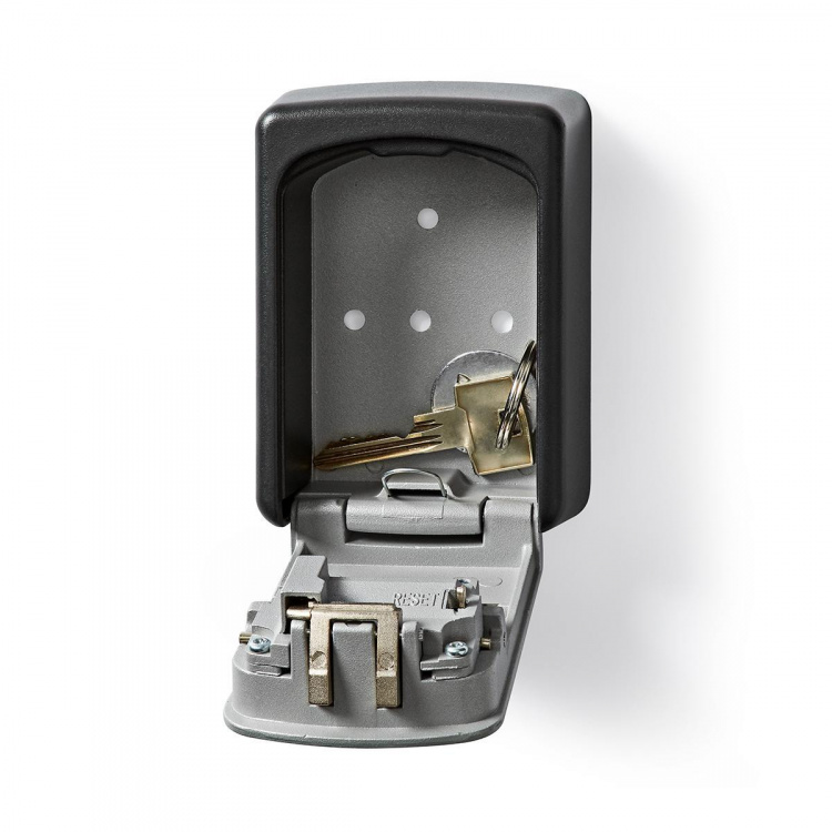 Nedis Valv | Key Safe | Kombinations Dial Lock | Inomhus och utomhus | Grå / Svart Nedis Valv | Key Safe | Kombinations Dial Lock | Inomhus och utomhus | Grå / Svart