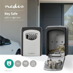 Nedis Valv | Key Safe | Kombinations Dial Lock | Inomhus och utomhus | Grå / Svart Nedis Valv | Key Safe | Kombinations Dial Lock | Inomhus och utomhus | Grå / Svart