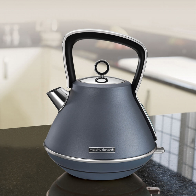 Morphy Richards Kettle Evoke Steel Blue