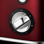 Morphy Richards Brödrost Evoke 4-brödskivor Röd