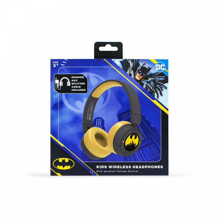 BATMAN Hörlur On-Ear Junior Trådlös 85dB/95dB