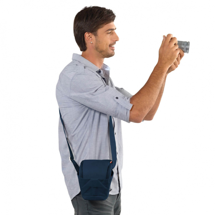 MANFROTTO Axelväska Stile+ Vivace 10 Holster Blå