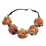 Hårband Hairband Blossom - Peach/Pink