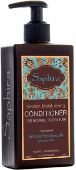 Saphira Keratin Moisturizing Conditioner 250 ml Saphira Keratin Moisturizing Conditioner 250 ml