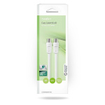 Nedis koaxialkabel | IEC (Koax) Hane | IEC (Koax) Hona | Nickelplaterad | 90 dB | 75 Ohm | Dubbelskärmad | 5.00 m | Rund | PVC | Vit | Låda Nedis koaxialkabel | IEC (Koax) Hane | IEC (Koax) Hona | Nickelplaterad | 90 dB | 75 Ohm | Dubbelskärmad | 5.00 m | Rund | PVC | Vit | Låda