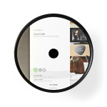 Nedis Koaxialkabel på Bobin | RG59U | 75 Ohm | Dubbelskärmad | ECA | 100.0 m | Koax | PVC | Vit | Rulle