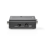 Nedis Digital Audio Omvandlare | Tvåvägs | Anslutningsingång: 1x S/PDIF (RCA) Hona / 1x TosLink Hona | Anslutningsutgång: 2x RCA Hona | Instruktionsbok | Svart