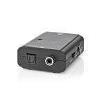 Nedis Digital Audio Omvandlare | Tvåvägs | Anslutningsingång: 1x S/PDIF (RCA) Hona / 1x TosLink Hona | Anslutningsutgång: 2x RCA Hona | Instruktionsbok | Svart
