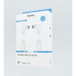 Hama Antennkabel Vinklad 90dB Vit 5.0m Hama Antennkabel Vinklad 90dB Vit 5.0m