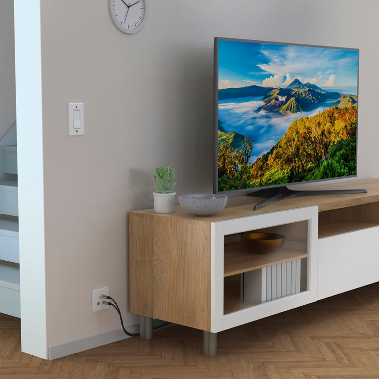 Hama Antennkabel 120dB Svart/Grå 10.0m