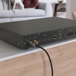 Hama Antennkabel SAT 120dB F-F Svart/Grå 1,5m Hama Antennkabel SAT 120dB F-F Svart/Grå 1,5m