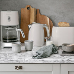 Champion Kaffebryggare 12-koppar/1,5L KB610 Creme White Series