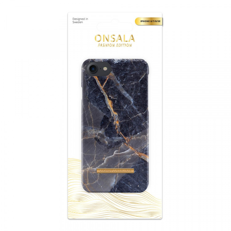 Onsala Mobilskal Shine Grey Marble - iPhone 6 / 7 / 8 / SE