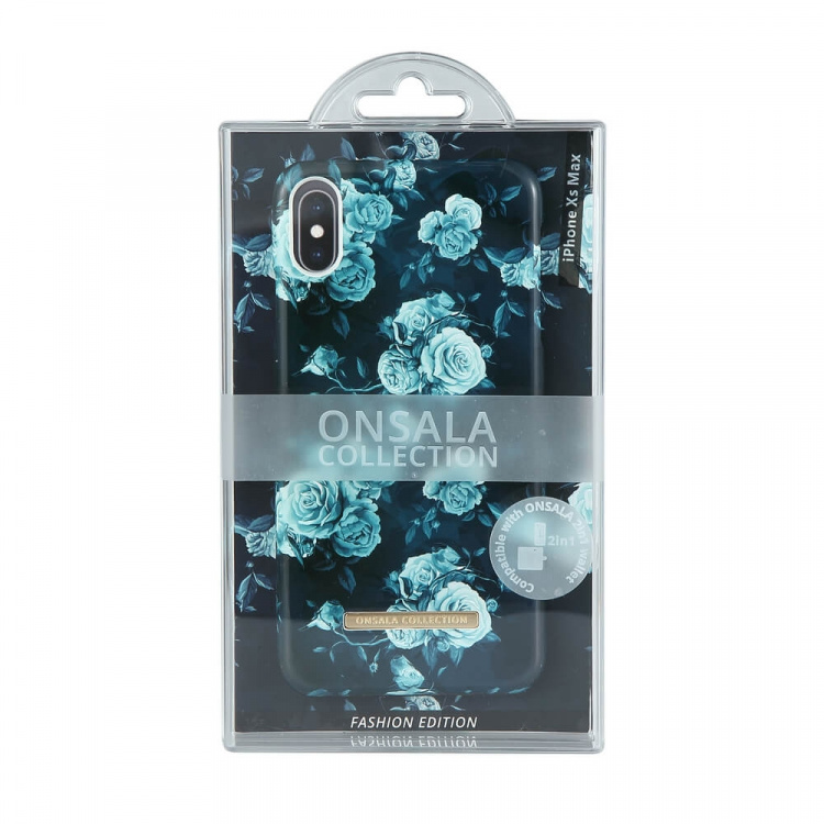 Onsala Mobilskal Shine Dark flower - iPhone XS Max Onsala Mobilskal Shine Dark flower - iPhone XS Max