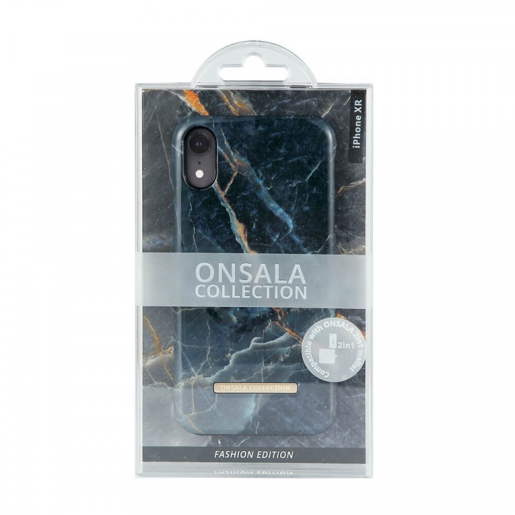 Onsala Mobilskal Shine Grey Marble - iPhone XR