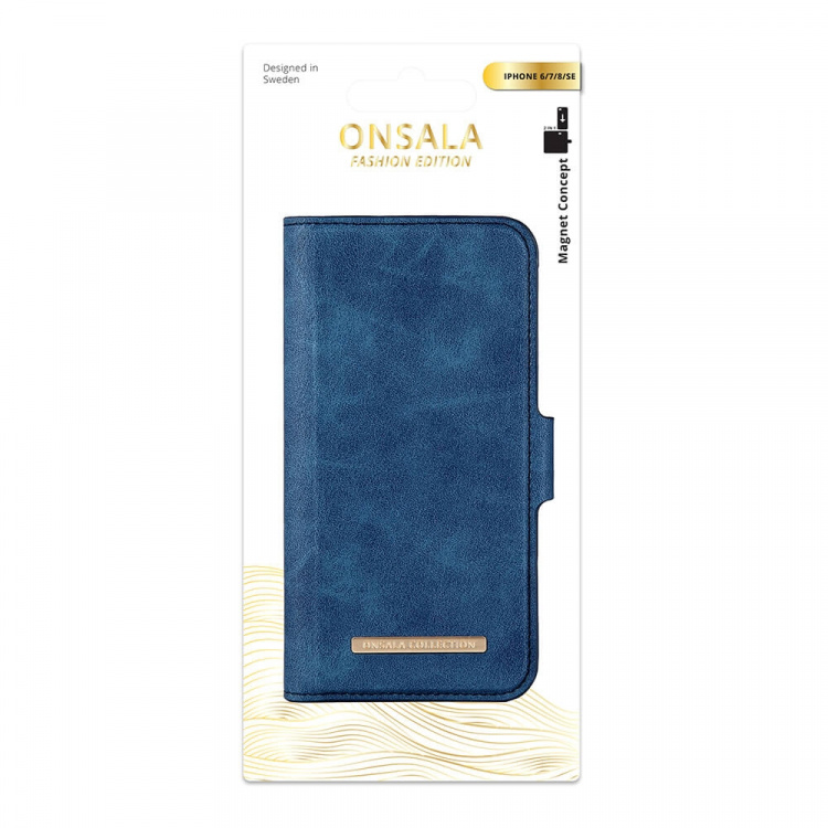 Onsala Mobilfodral Royal Blue - iPhone 6 / 7 / 8 / SE