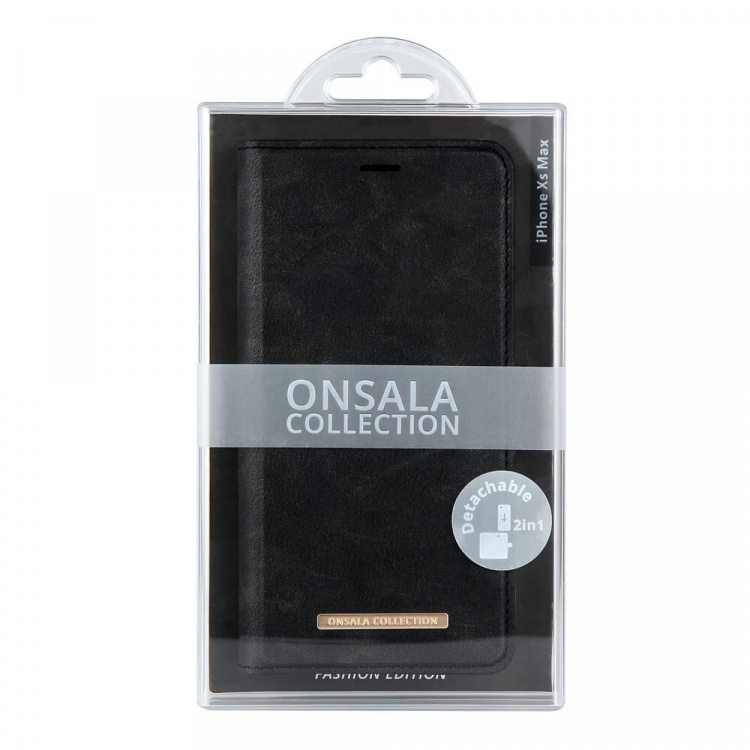Onsala Mobilfodral Midnight Black - iPhone XS Max